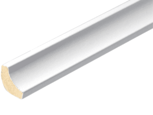 White - 2.4m Laminate Scotia Beading