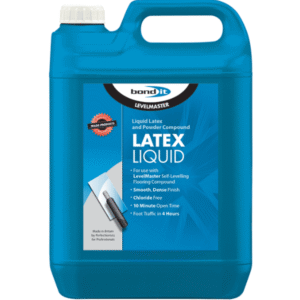 Bond It LevelMaster Latex Liquid Additive for Self Levelling Floor Compound – Improves Flexibility, Strength & Adhesion | 5L