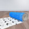 IMPERIAL STUDIOS Carpet Underlay - 10m² PU Memory Foam, 12mm Thick - Anti-Skid Gripper - Soft Cushioned Underlayment for Carpets - Heat & Sound Insulation - Blue