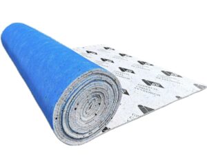 IMPERIAL STUDIOS Carpet Underlay - 10m² PU Memory Foam, 12mm Thick - Anti-Skid Gripper - Soft Cushioned Underlayment for Carpets - Heat & Sound Insulation - Blue