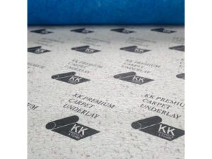 IMPERIAL STUDIOS Carpet Underlay - 5m2 PU Memory Foam, 12mm Thick - Anti-Skid Gripper for Carpets - Soft, Cushioned Underlayments - Heat & Sound Insulation - Blue Color