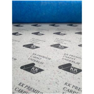 IMPERIAL STUDIOS Carpet Underlay - 5m2 PU Memory Foam, 12mm Thick - Anti-Skid Gripper for Carpets - Soft, Cushioned Underlayments - Heat & Sound Insulation - Blue Color