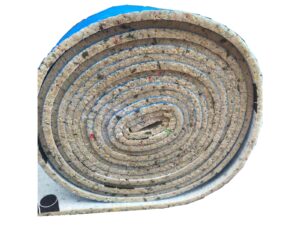 IMPERIAL STUDIOS Carpet Underlay - 5m2 PU Memory Foam, 12mm Thick - Anti-Skid Gripper for Carpets - Soft, Cushioned Underlayments - Heat & Sound Insulation - Blue Color