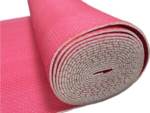 IMPERIAL STUDIOS 8mm Heatwave Carpet Underlay, Pink, Flame Retardant, Underfloor Heating Compatible, PU Foam