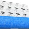 Carpet Underlay 12mm Thick PU Foam - 15m² Coverage - Non-Slip Gripper Underlay for Carpet Floors - Sound & Thermal Insulation - Durable Cushioned Carpet Underlayment – Purple/Blue